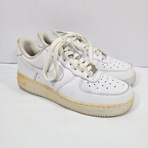 Nike Air Force 1 Low Casual Sneaker Women's Size 8.5 White Shoes 315115-112